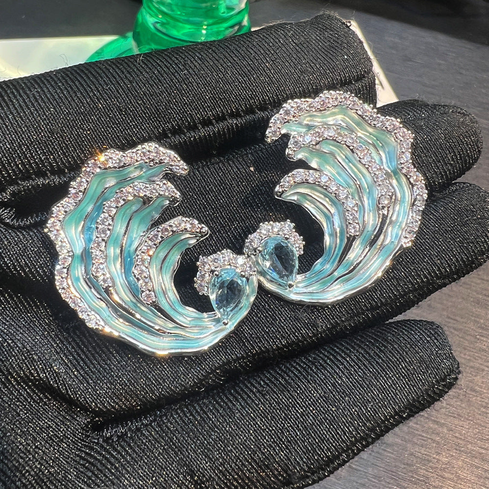 Enamel Original Delicate Earrings Affordable Luxury Fashion