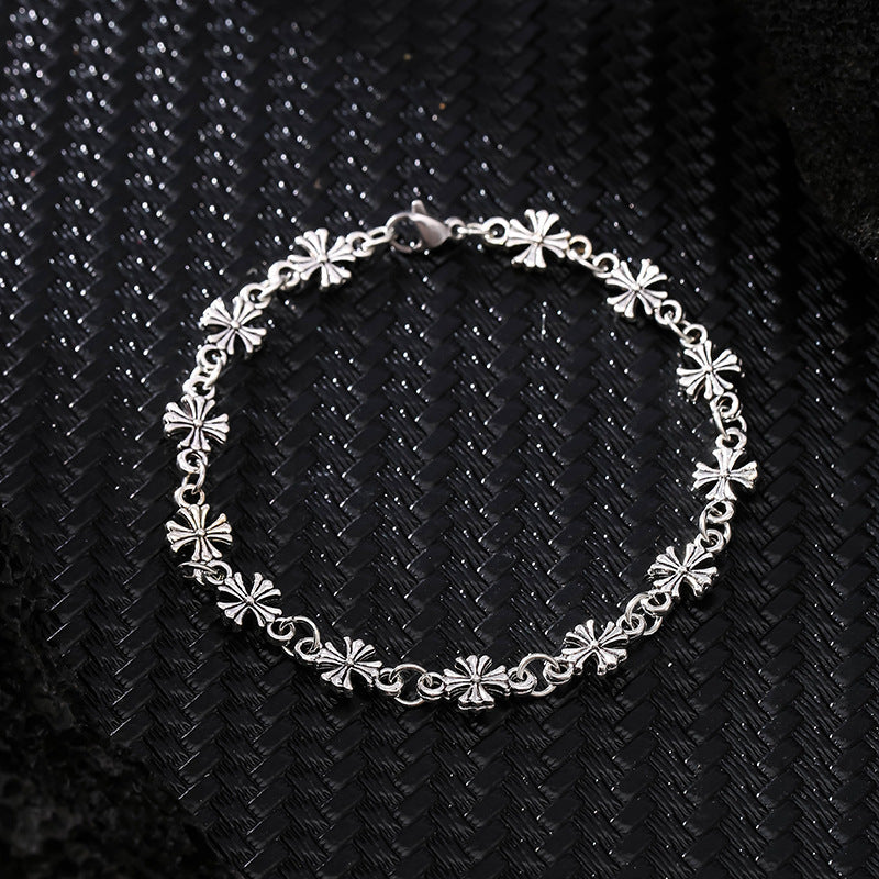 Internet Celebrity Same Cross Bracelet Hipster Crowe Fashion Couple