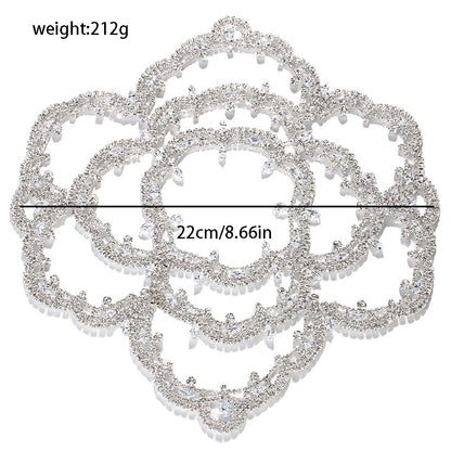 Floral Temperament Retro Bride Headband Rhinestone