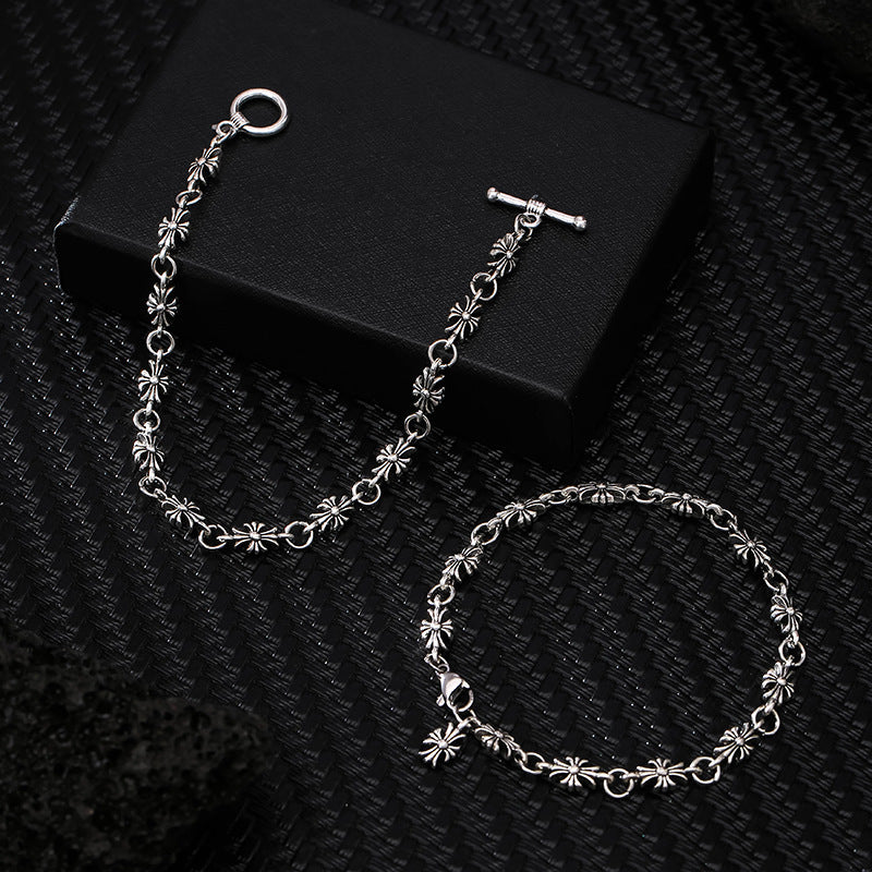 Internet Celebrity Same Cross Bracelet Hipster Crowe Fashion Couple