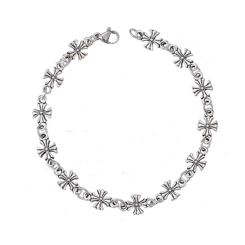 Internet Celebrity Same Cross Bracelet Hipster Crowe Fashion Couple